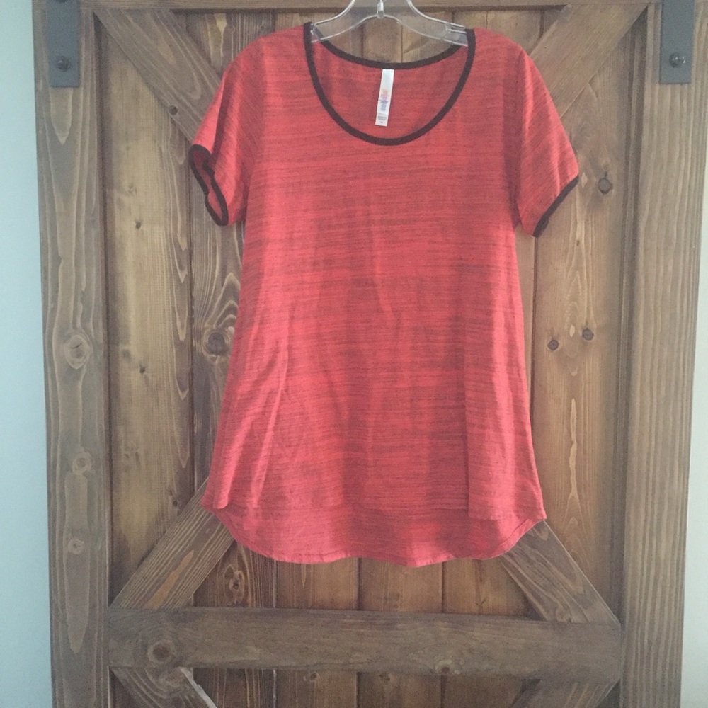 Lularoe Classic Red and Black T